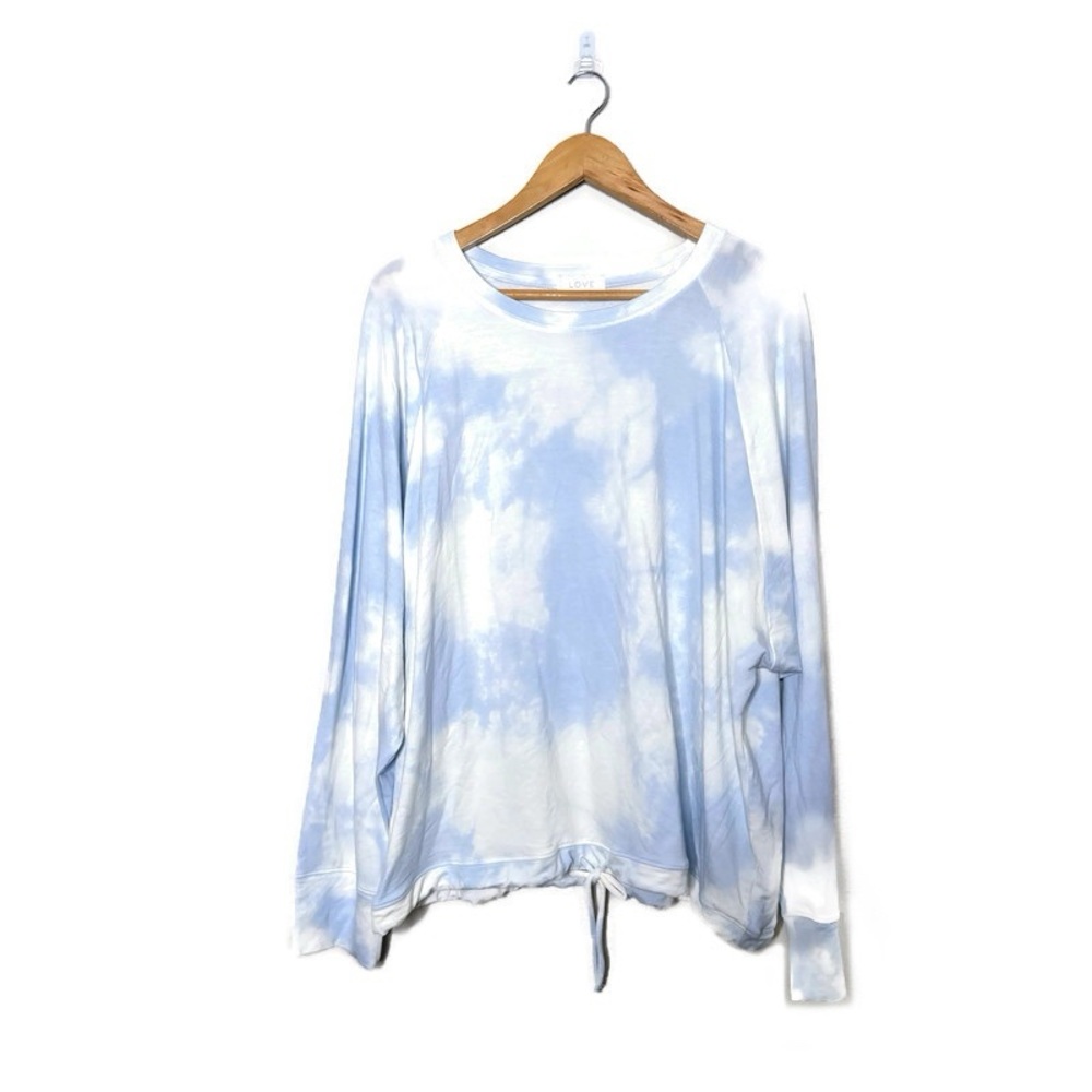 Love By Gap Cloudy Tie Dye Long Sleeve Top Women’s Size XXL